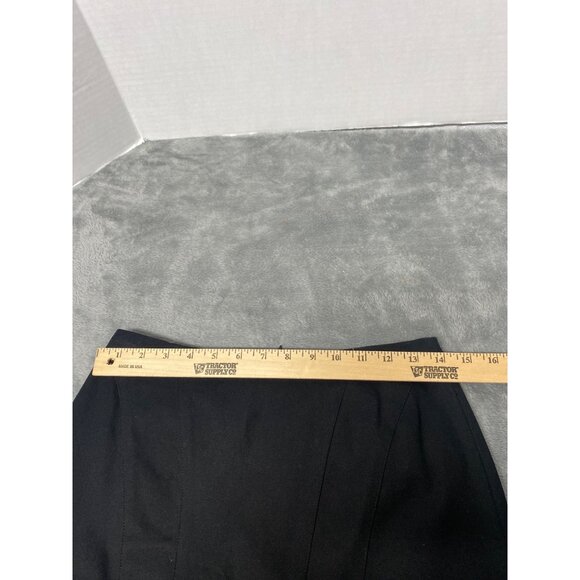 Banana Republic Womens Black Pencil Skirt Size 2 office mini Feminine Preppy - Picture 4 of 8
